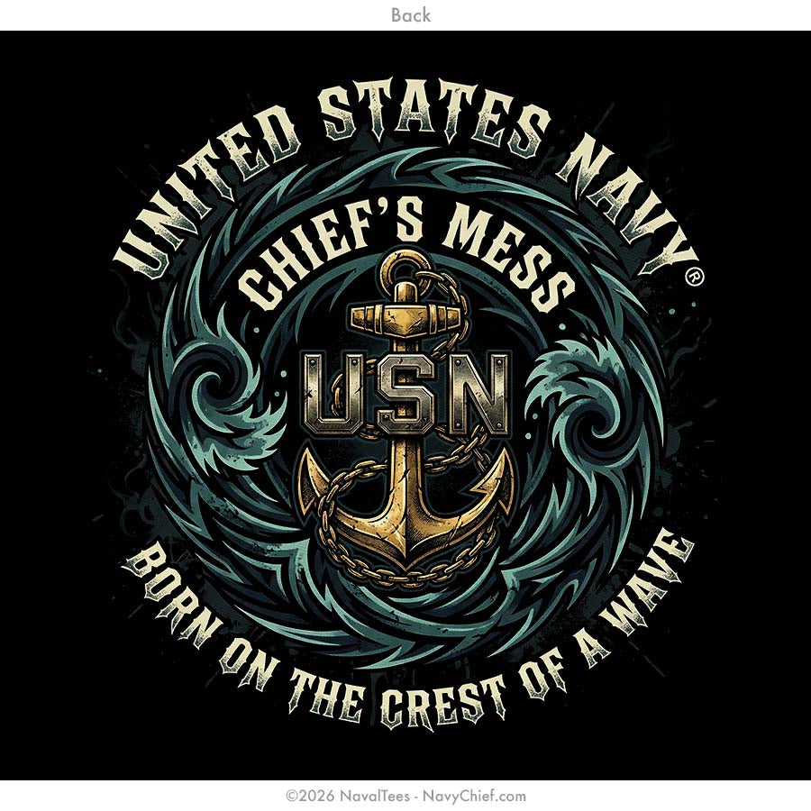 "Tribal Wave" Tee | Black