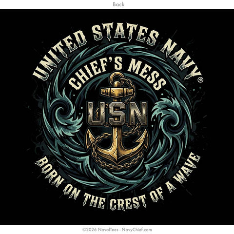 "Tribal Wave" Tee | Black