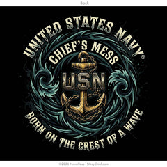 "Tribal Wave" Tee | Black