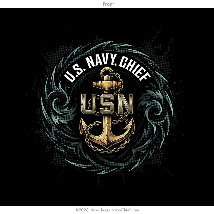 "Tribal Wave" Tee | Black