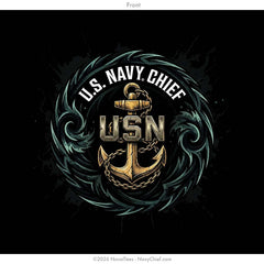 "Tribal Wave" Tee | Black