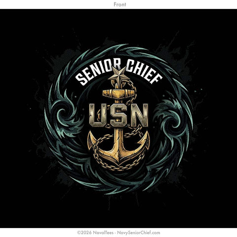 SCPO "Tribal Wave" Tee | Black