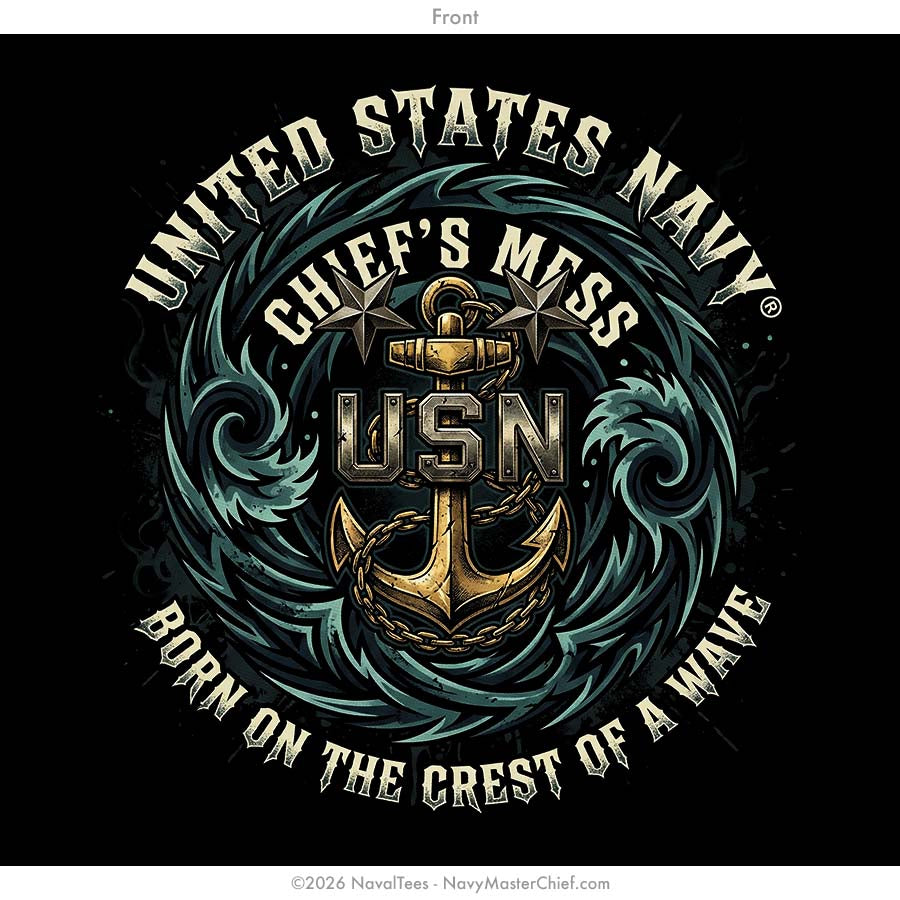 MCPO "Tribal Wave" Tee | Black