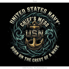 MCPO "Tribal Wave" Tee | Black