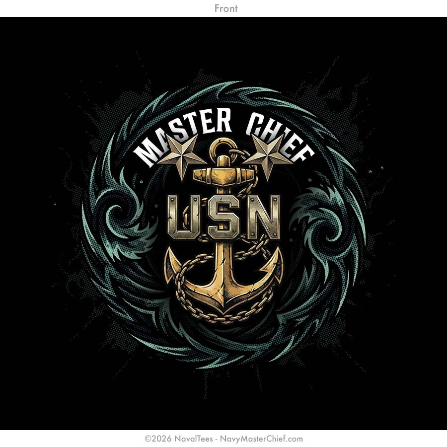 MCPO "Tribal Wave" Tee | Black