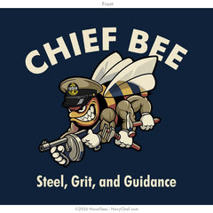 "Vintage CB Patch" Tee | Navy