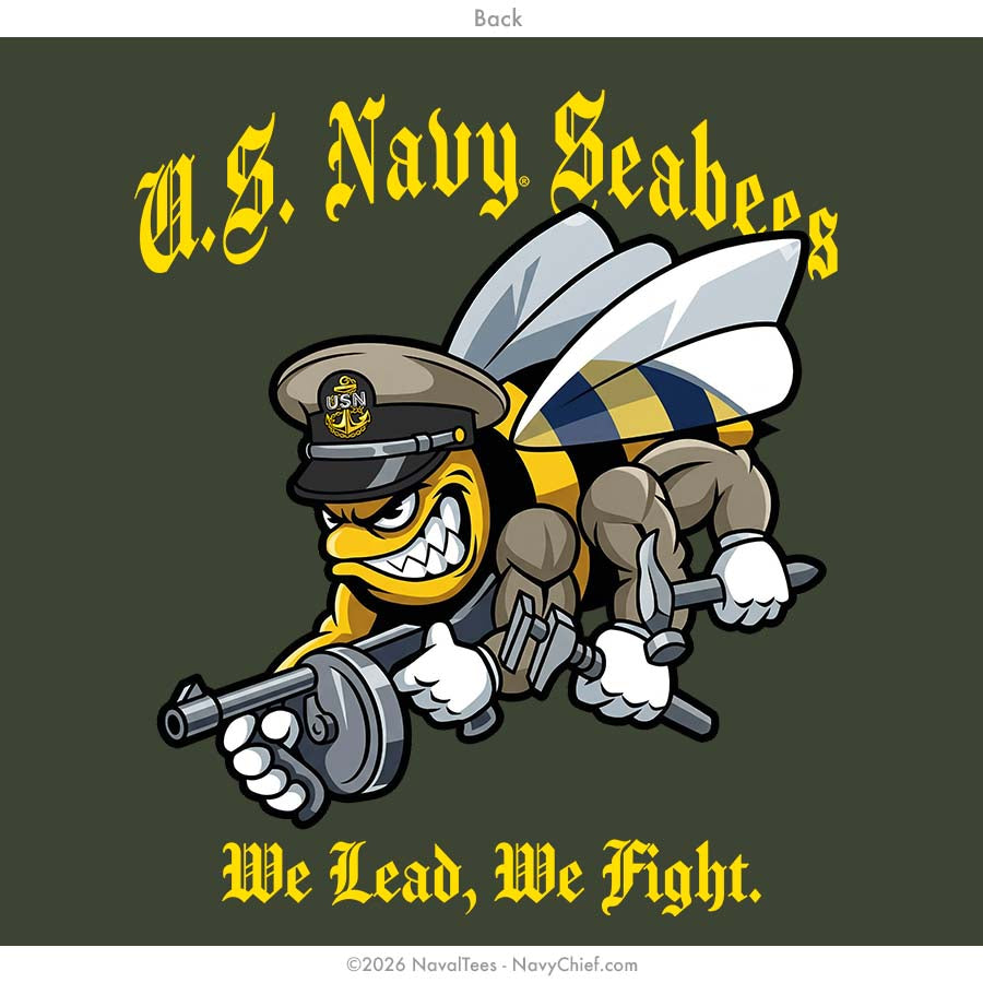 "CPO Seabee" Tee | Military Green