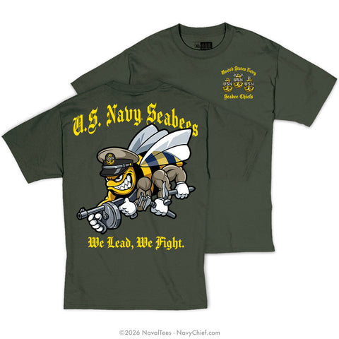 "CPO Seabee" Tee | Military Green