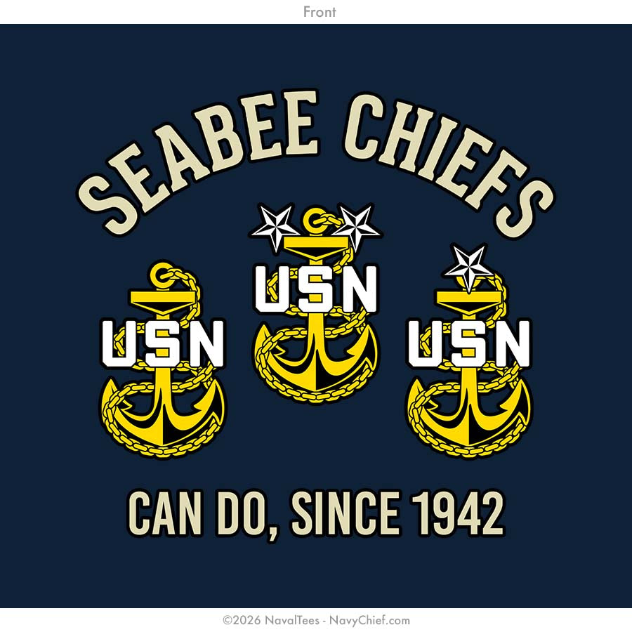 "Seabee Chiefs" Tee | Navy