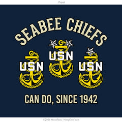 "Seabee Chiefs" Tee | Navy