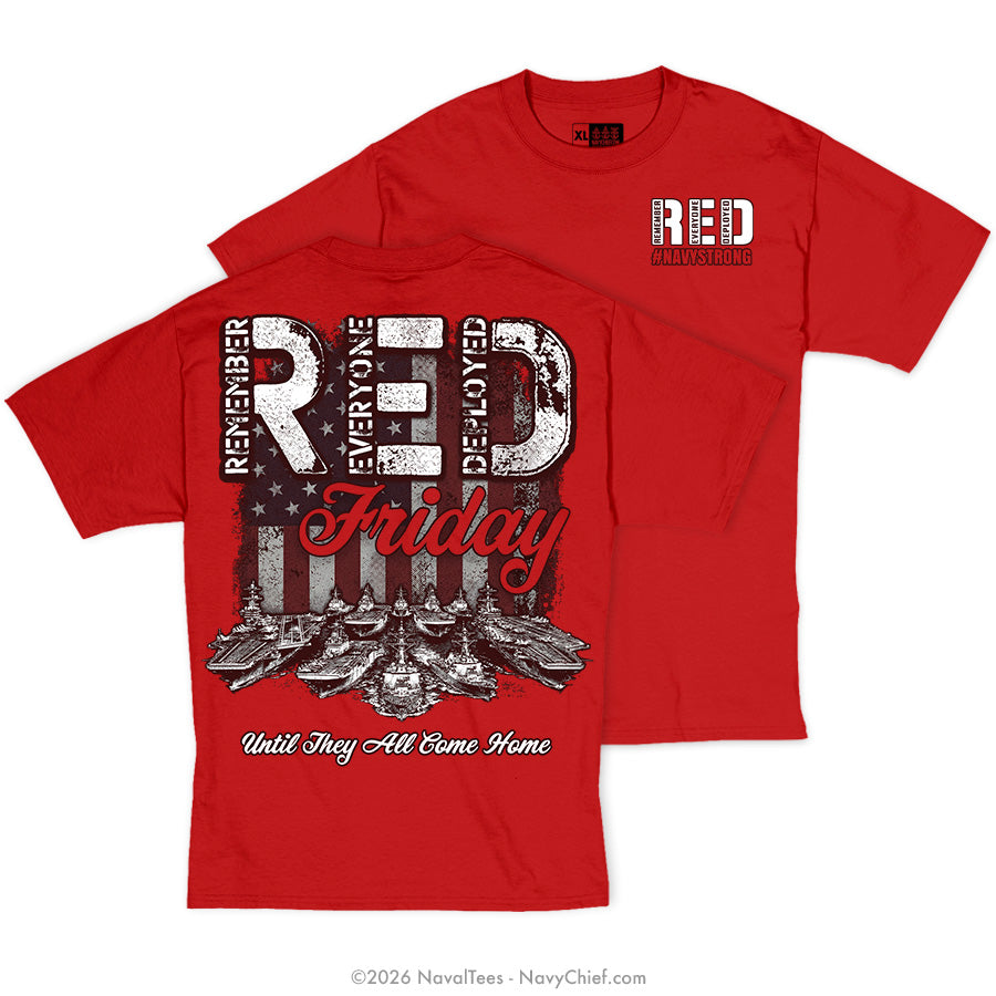 RED Friday "Fleet" Tee | Red