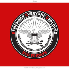 RED Friday "Eagle" Tee | Red