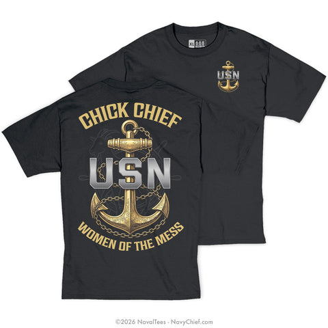"Chick Chief" Tee | Black