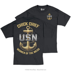 "Chick Chief" Tee | Black