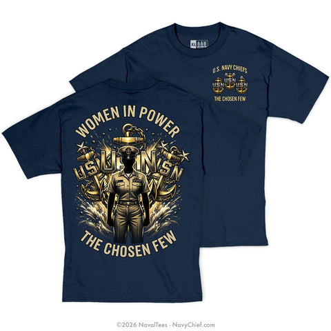 "Women In Power" Tee | Navy