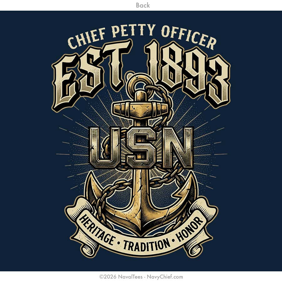 "Heritage Tradition Honor" Tee | Navy