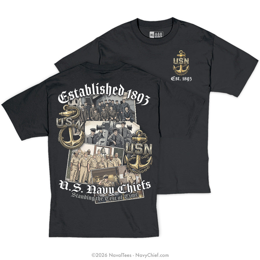 "Test of Time" Tee | Black