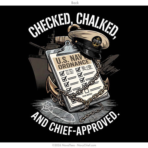 "Checked & Chalked" Tee | Black