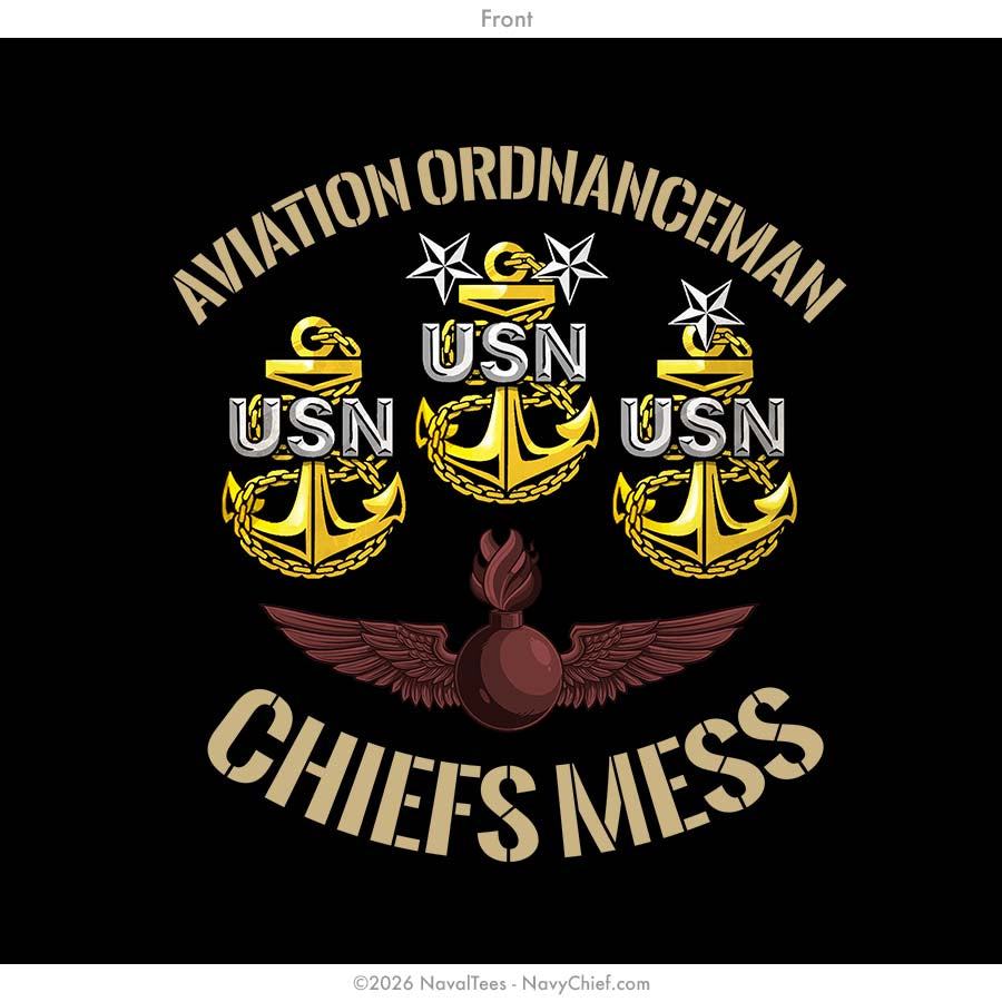 "Aviation Ordnance Chiefs" Tee | Black