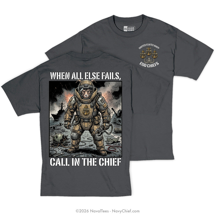 "EOD Goat" Tee | Charcoal