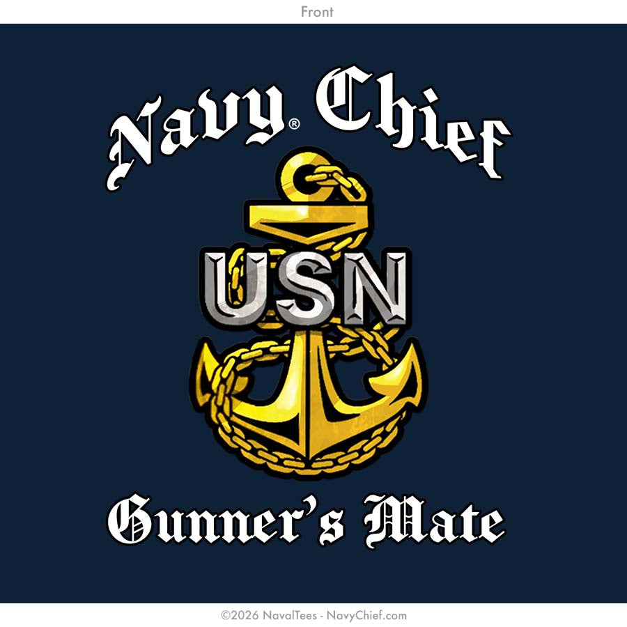 "Gunners Mate CPO" Tee | Navy