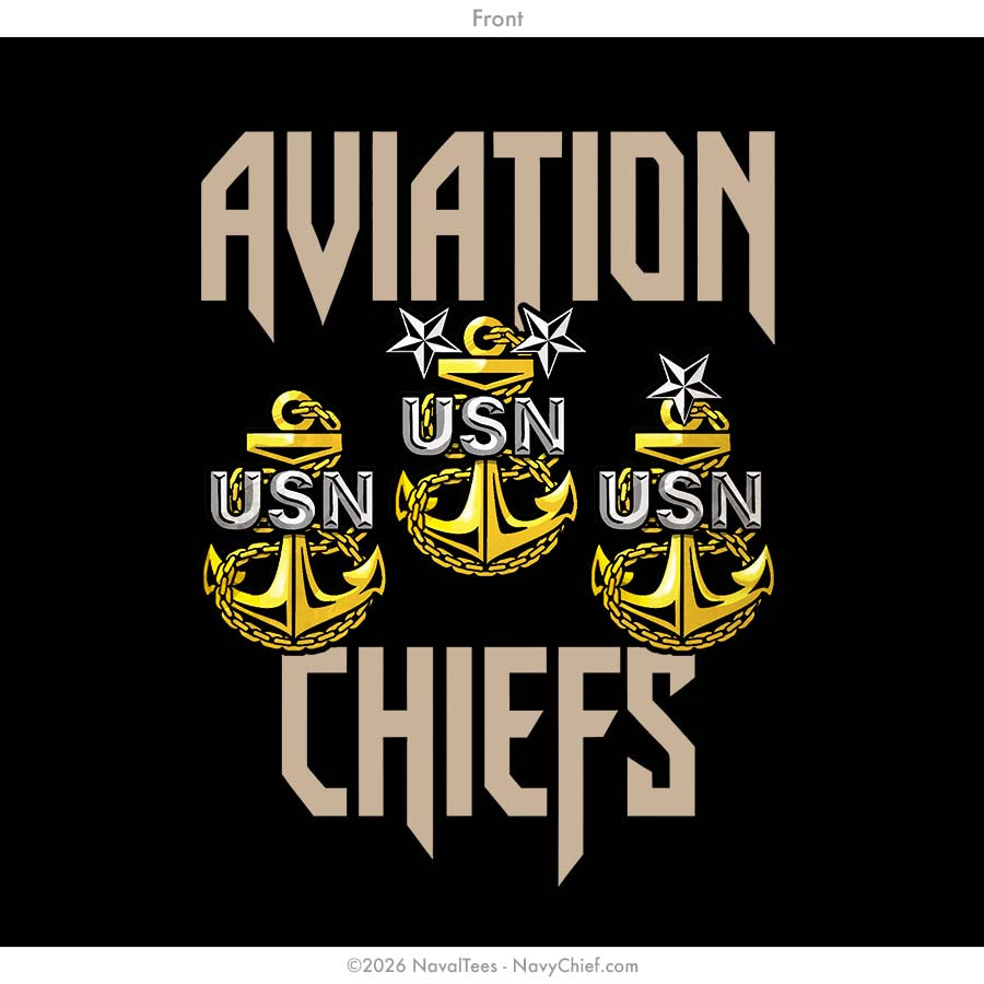 "Aviation Chiefs" Tee | Black