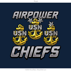 "Air Power" Tee | Navy