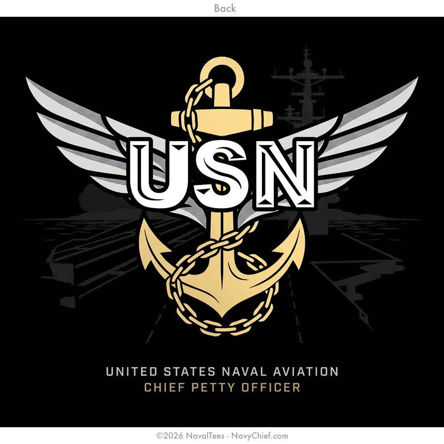 "Naval Aviation CPO" Tee | Black