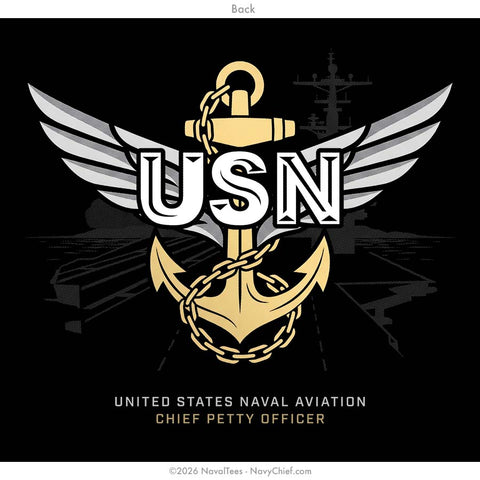 "Naval Aviation CPO" Tee | Black