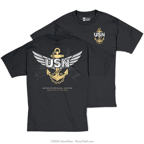 "Naval Aviation CPO" Tee | Black