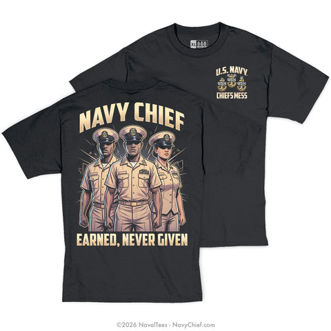 "Earned Anchors" Tee | Black