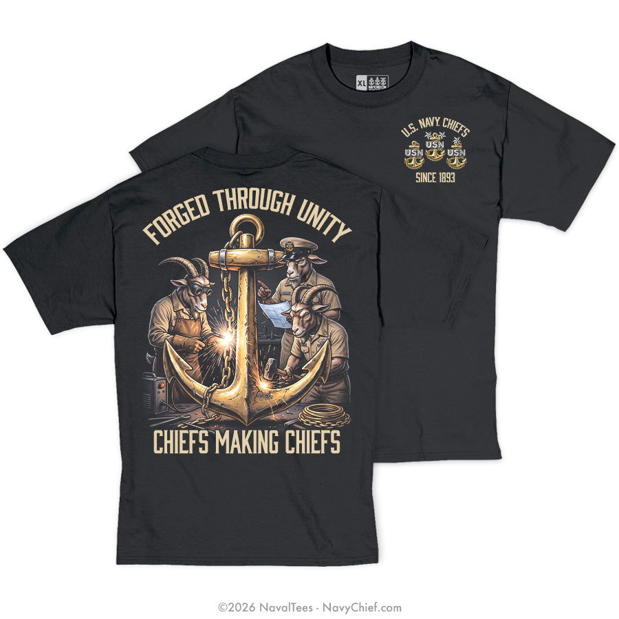 "Forged Through Unity" Tee | Black