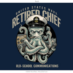 "Old School Comms" Tee | Navy