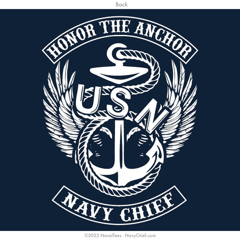 "Honor The Anchor" Crewneck Sweatshirt - Navy