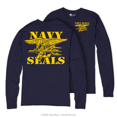 "Navy Seals" Long Sleeve Tee - Navy