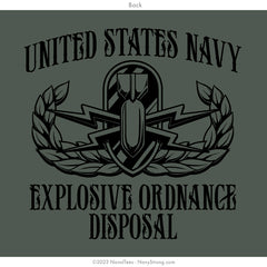 "Explosive Ordnance Disposal" Hooded Sweatshirt - Mil Green
