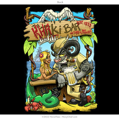 "Khaki Bar" Tee | Black