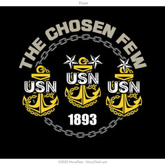 "The Chosen Few" Long Sleeve Tee | Black