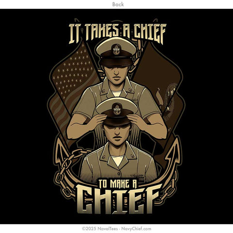 "It Takes a Chief" Ladies Tee | Black