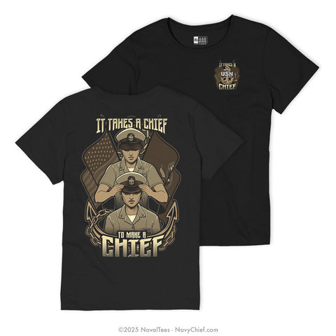 "It Takes a Chief" Ladies Tee | Black