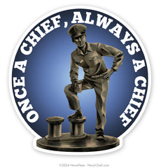 "Chief Statue" | 4 inch Vinyl Decal