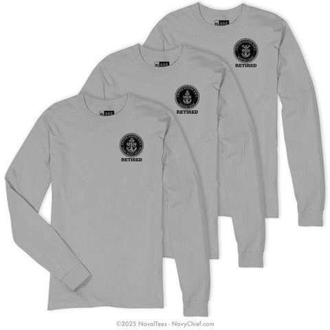 "The Chief Statue" Long Sleeve Tee | Grey