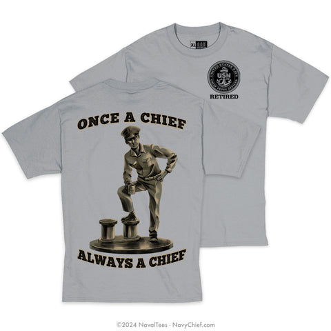 "The Chief Statue" Tee | Grey