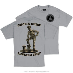 SCPO "Chief Statue" Tee | Grey