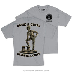 MCPO "Chief Statue" Tee | Grey