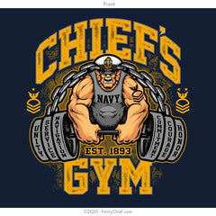 "Chief's Gym" Tank | Navy