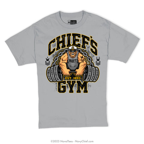 "Chief's Gym" Tee - Grey