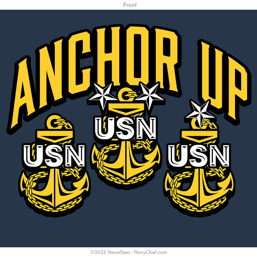 "Anchor Up Goat" Tee - Navy