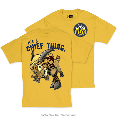 "Chief Thing" Tee - Gold