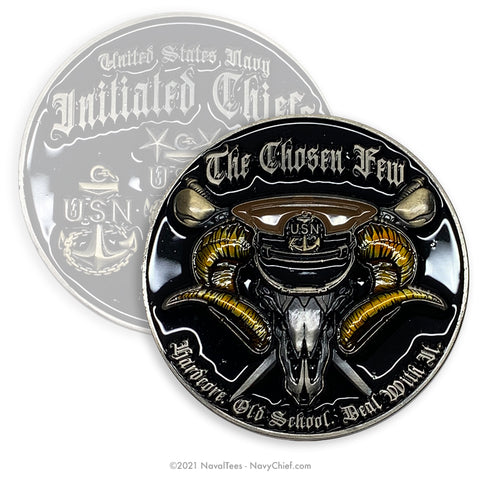 "Initiated Goat Skull" Challenge Coin